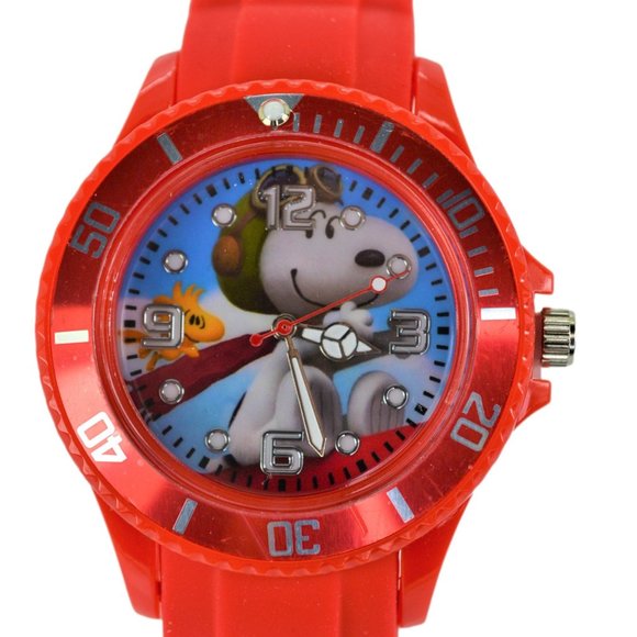 New Snoopy Gift Set Wrist Watch & Drawstring Large Backpack For Children Boys . - Picture 7 of 11